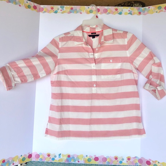 Tommy Hilfiger Long Sleeve shirt 👚👠💋 - Picture 2 of 8